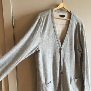 Banana Republic - Grey Cotton Cardigan